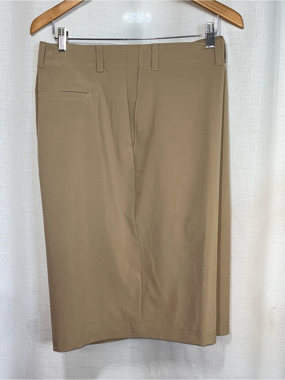 Ben Hogan Performance Golf Shorts 50 Khaki Stretch Moisture Wicking UPF 50 NWT - Picture 8 of 10